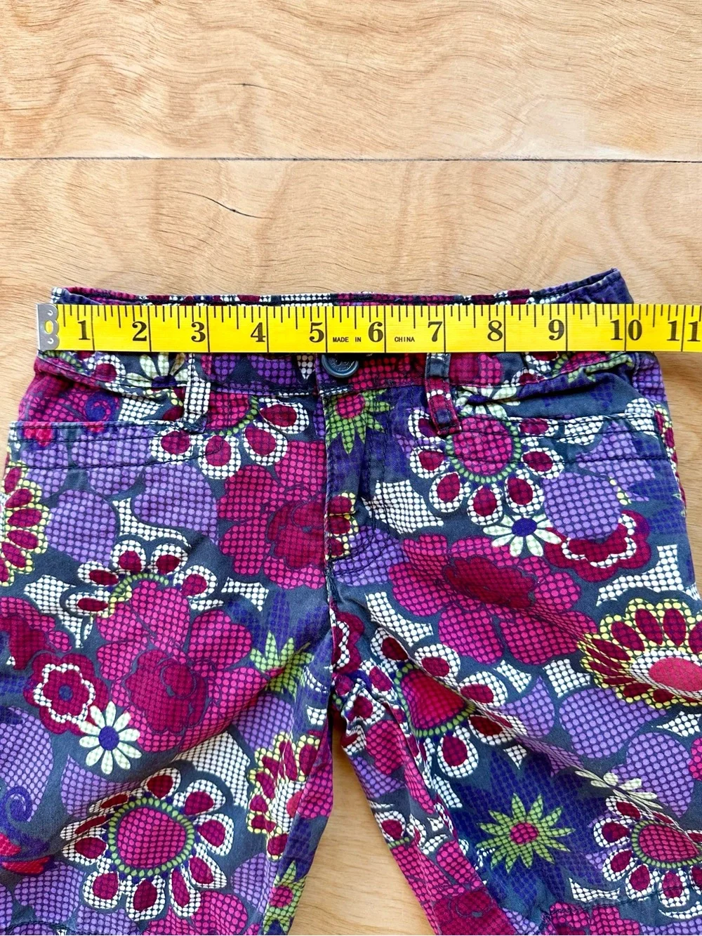 Vintage Y2K The Children’s Place Floral Capri Pants Girls Size 5